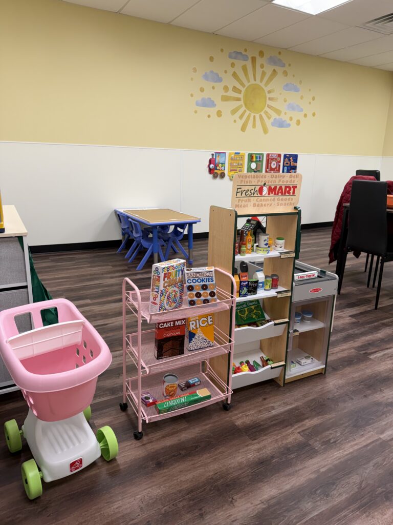 Pretend play supermarket